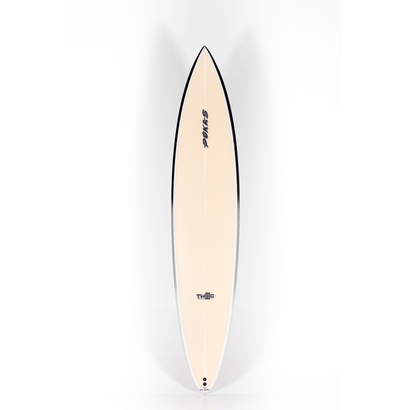 Pukas Surfboard – TWIG CHARGER by Axel Lorentz – 86 x 20 5/8 x 3 3/8 – 60L  AX06031