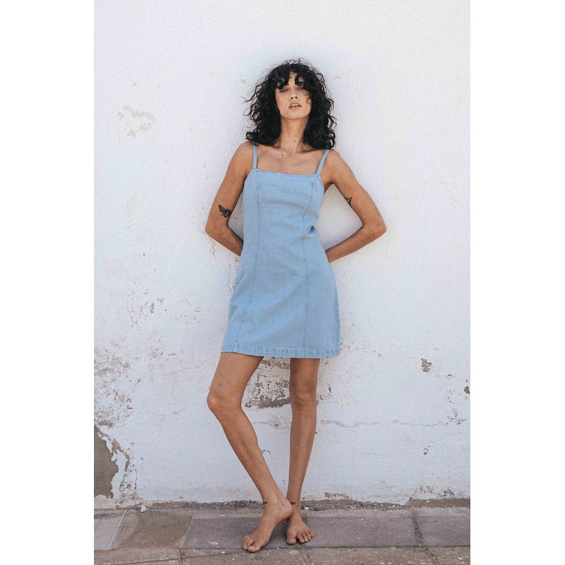 BILLABONG – STAY IN THE SUN DENIM DRESS