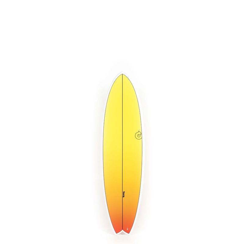 Torq Surfboards – MODFISH – Yellow Orange Retro Fade – 6’3″ x 20 1/2 x 2 1/2 – 36L