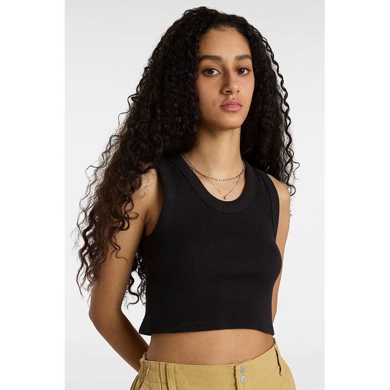 VANS – DREW RIB TANK – BLACK
