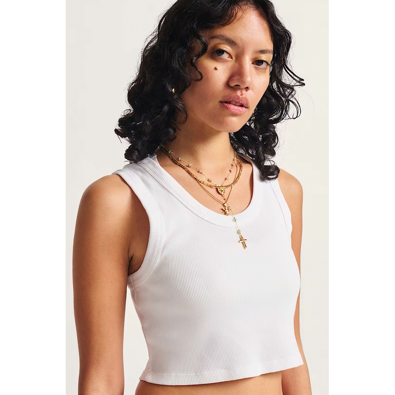 VANS – DREW RIB TANK – WHITE