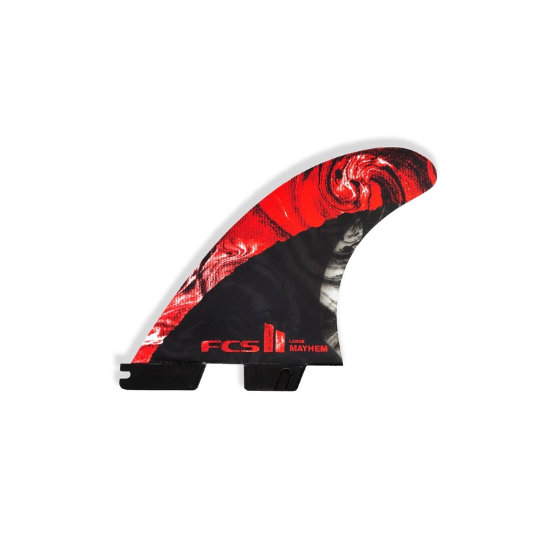 FCS – FCS II MATT BIOLLOS – PC – RED – L – 5FINS