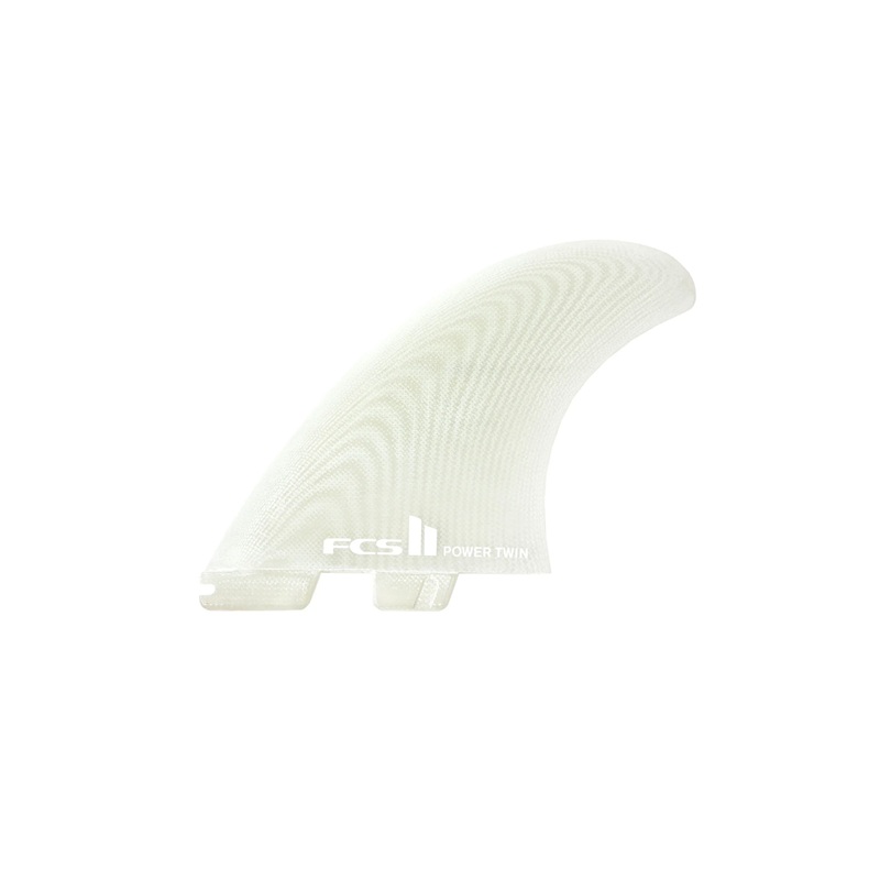 FCS – FCS II POWER TWIN – PG – CLEAR – S|M – 2+1FINS