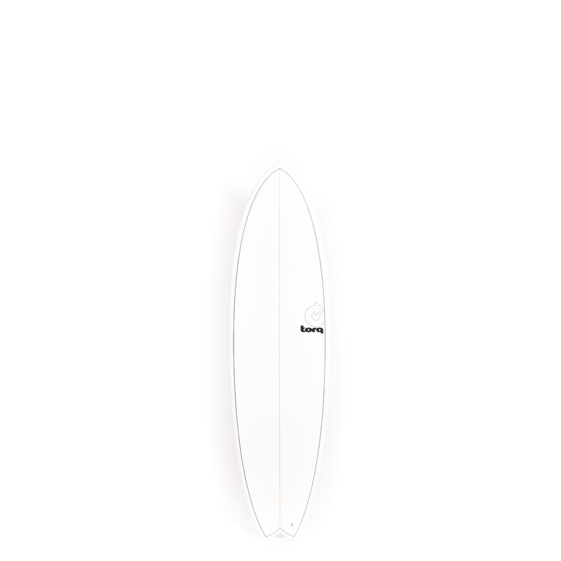 Torq Surfboards – MODFISH – White Pinline – 6’3″ x 20 1/2 x 2 1/2 – 36L