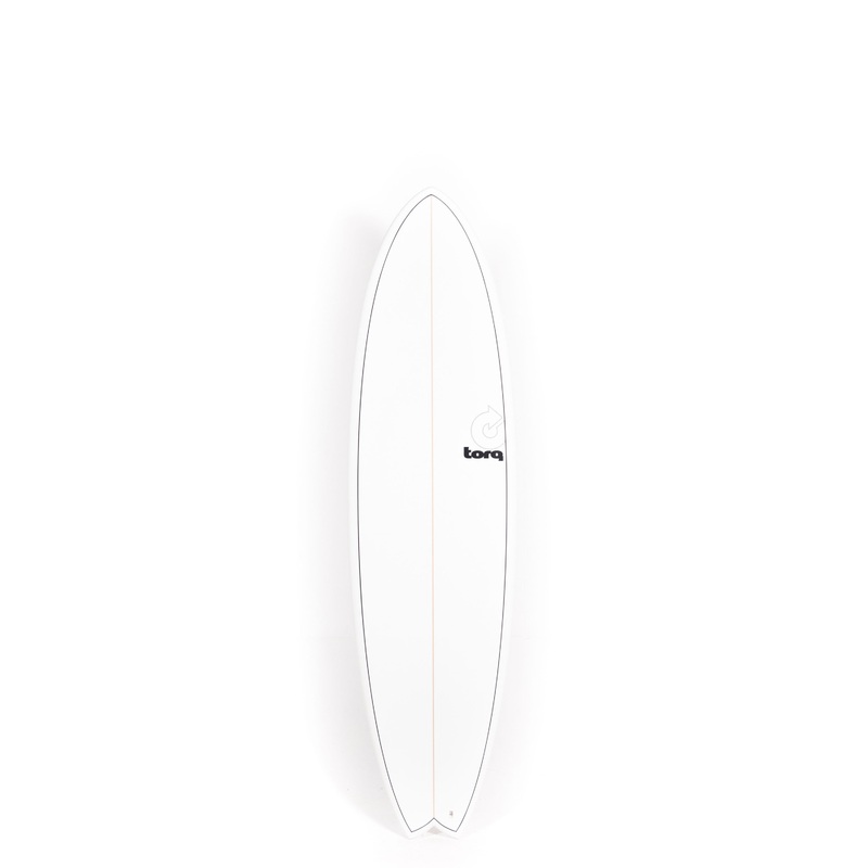 Torq Surfboards – MODFISH – White Pinline – 7’2″ x 22 1/2 x 3 – 52,7L
