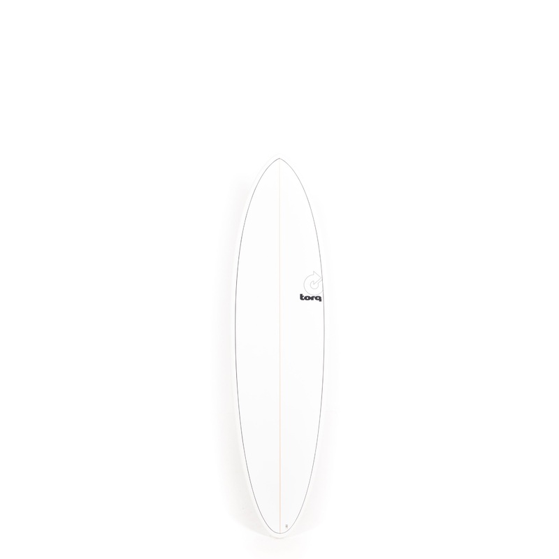 Torq Surfboards – FUN – White Pinline – 6’8″ x 21″ x 2 3/4 – 41.8L