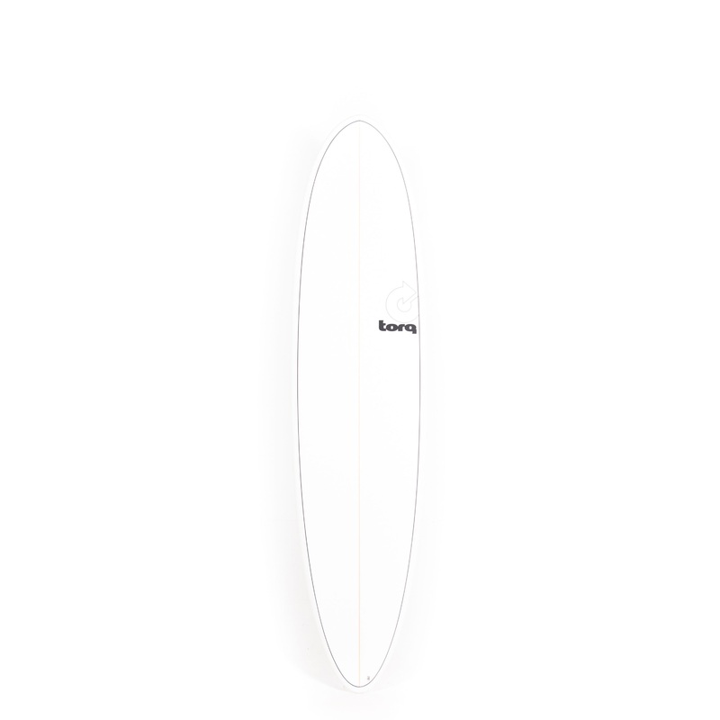 Torq Surfboards – FUN – White Pinline – 7’6″ x 21 1/2″ x 2 7/8″ – 52.4L