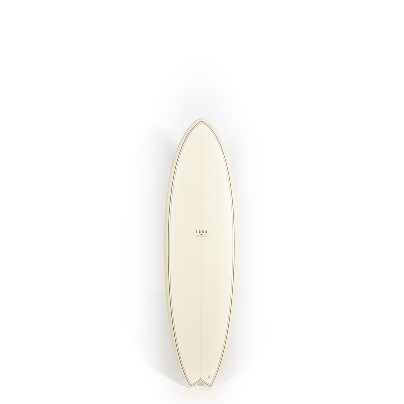 Torq Surfboards – MODFISH – Classic Cream – 6’3″ x 20 1/2 x 2 1/2 – 36L