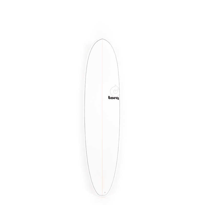 Torq Surfboards – V+ – White Pinline – 7’4″ x 22″ x 3″ – 56L