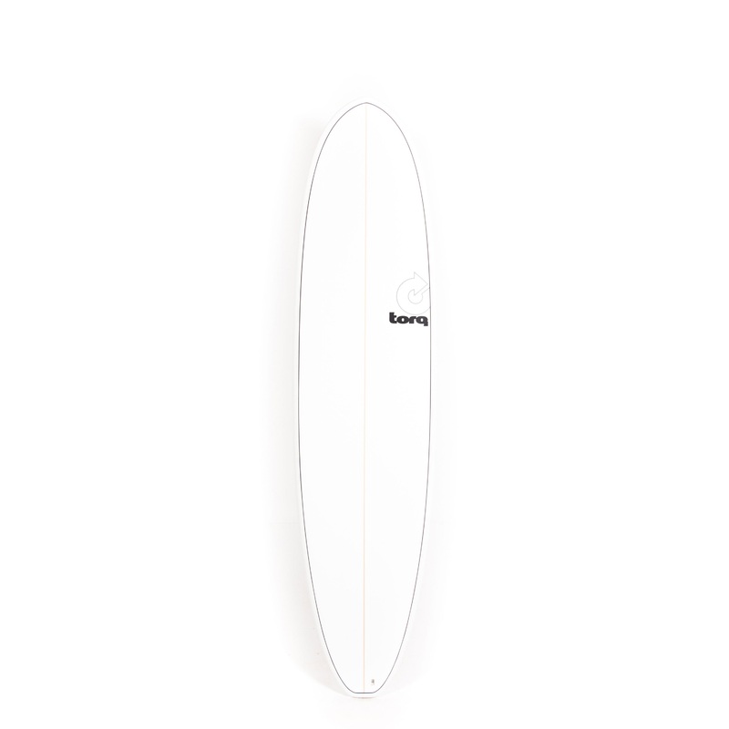 Torq Surfboards – V+ – White Pinline – 7’8″ x 22 1/2″ x 3 3/16″ – 64L