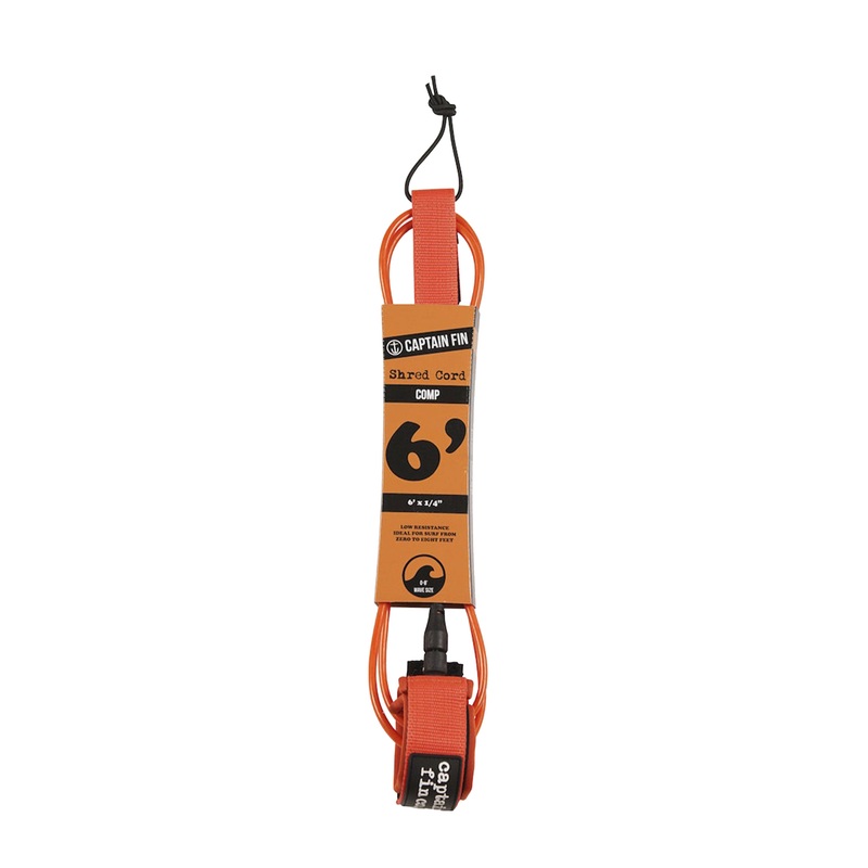 CAPTAIN FIN – CF LEASH SHRED CORD 6 COMP – Orange