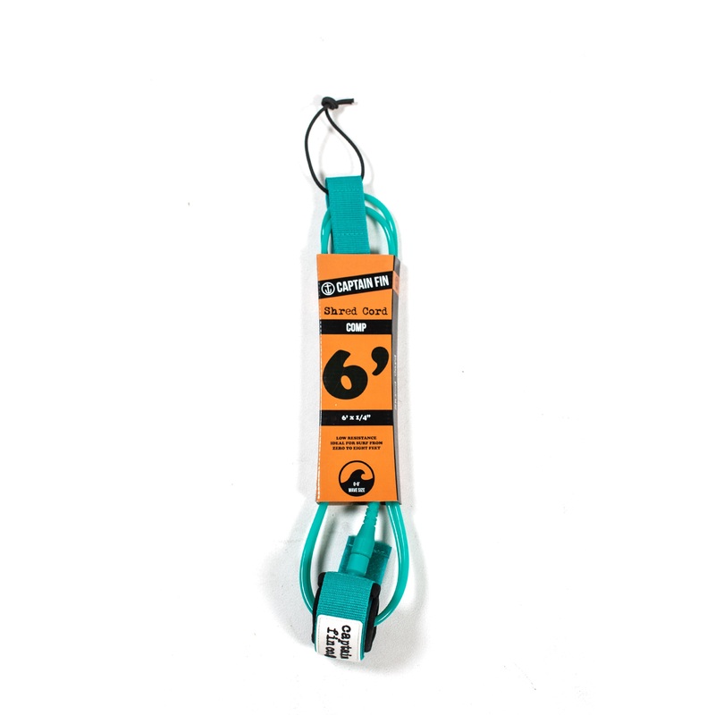 CAPTAIN FIN – CF LEASH SHRED CORD 6 COMP – Teal