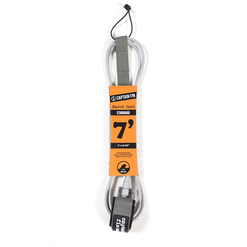 CAPTAIN FIN – CF LEASH SHRED CORD 7 STANDARD – Grey