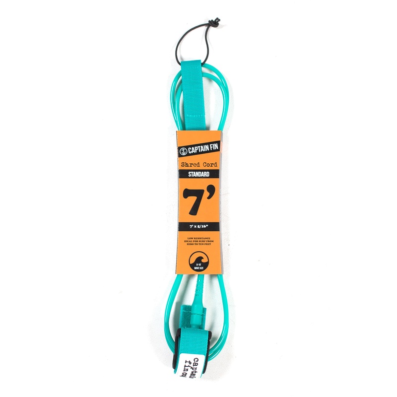CAPTAIN FIN – CF LEASH SHRED CORD 7 STANDARD – Teal