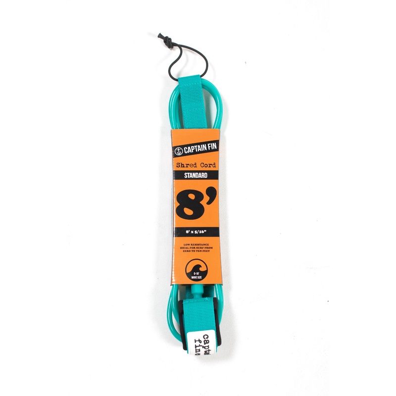 CAPTAIN FIN – CF LEASH SHRED CORD 8 STANDARD – Teal