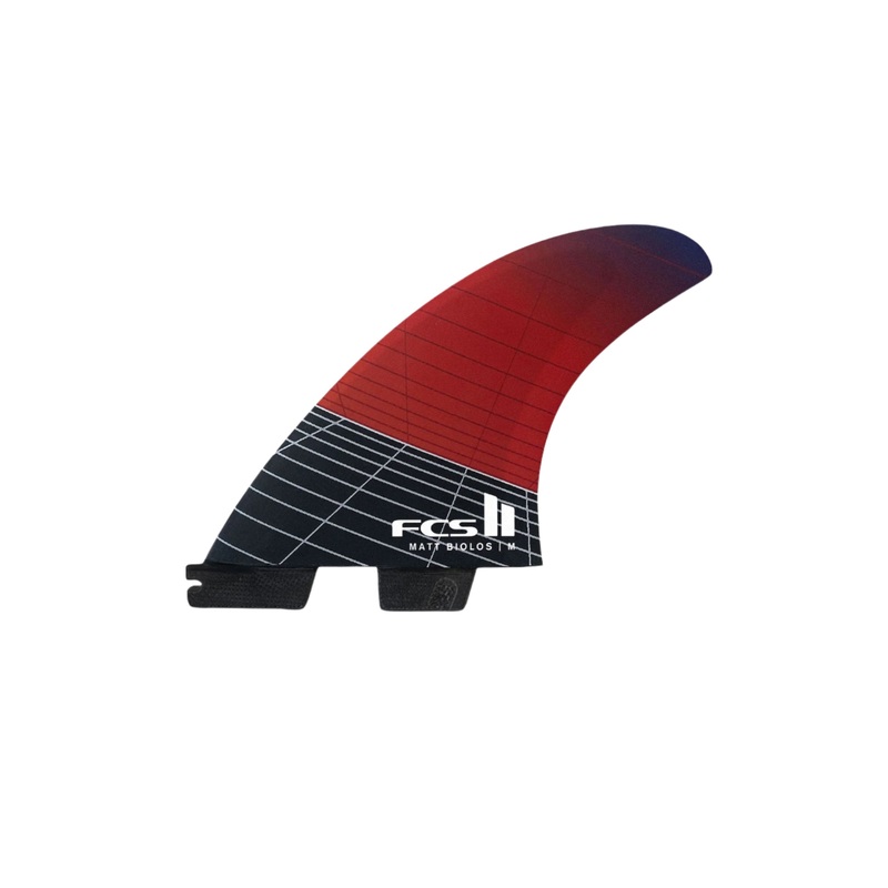 FCS – FCS II MATT BIOLLOS – PC CARBON – RED – M – 3FINS