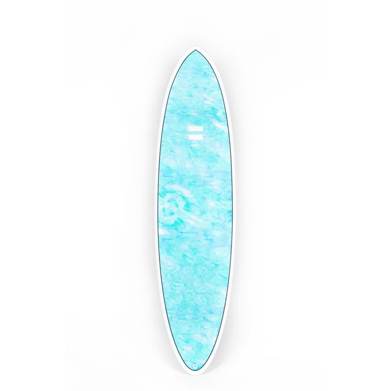 Indio Surfboards – THE EGG Swirl Effect Blue Mint – 7’10” x 22″ 3/4x 3″- 62,75L