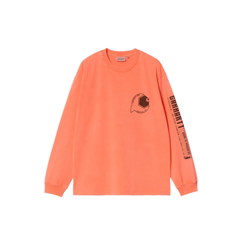 CARHARTT WIP – INDUSTRY T-SHIRT – LUMO ORANGE