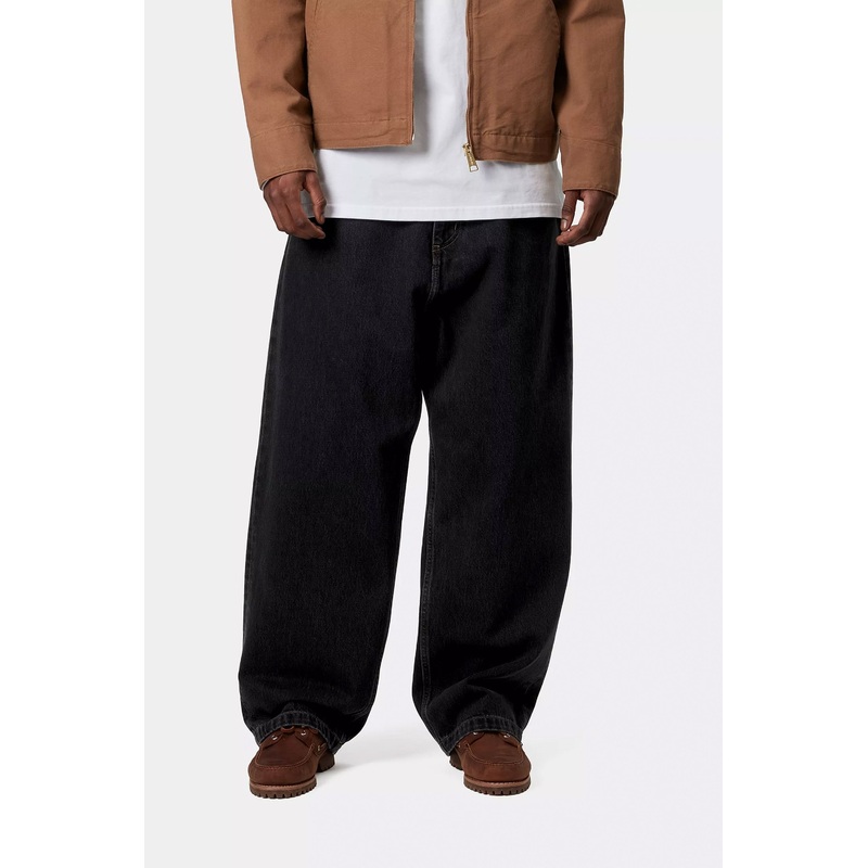 CARHARTT WIP – BRANDON PANT – BLACK STONE WASHED