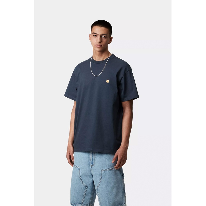 CARHARTT WIP – CHASE T-SHIRT – DUCK BLUE