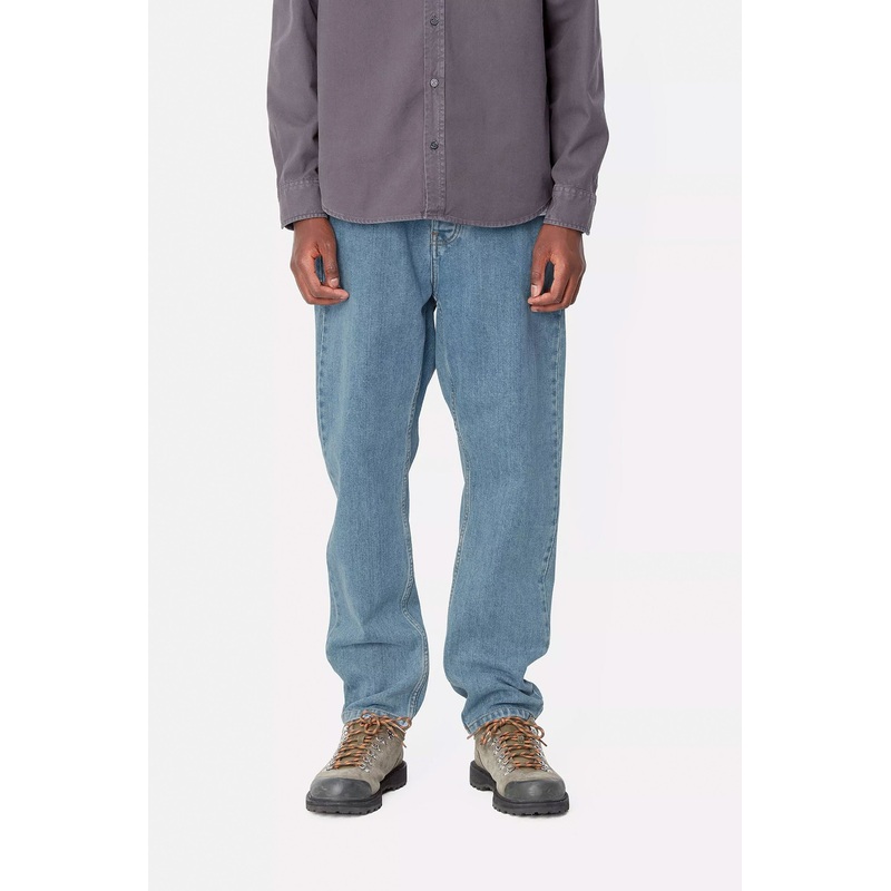 CARHARTT WIP – NEWEL PANT – BLUE STONE BLEACHED