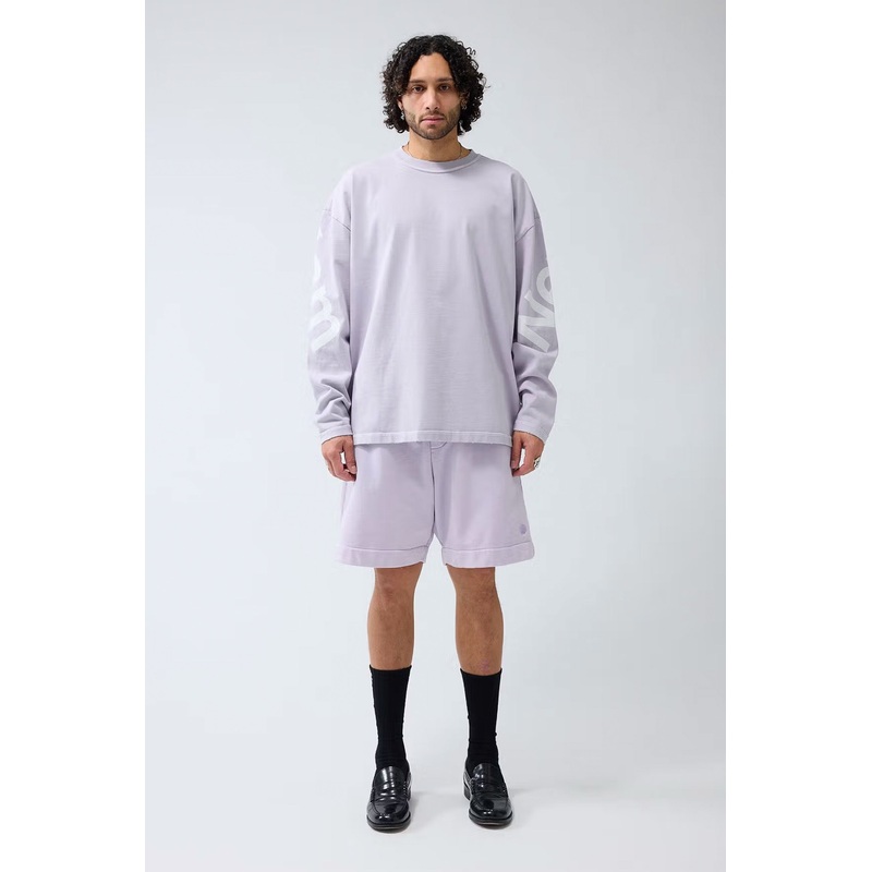NEW AMSTERDAM SURF ASSOCIATION – BIG LOGO CREWNECK – LAVENDER BLUE