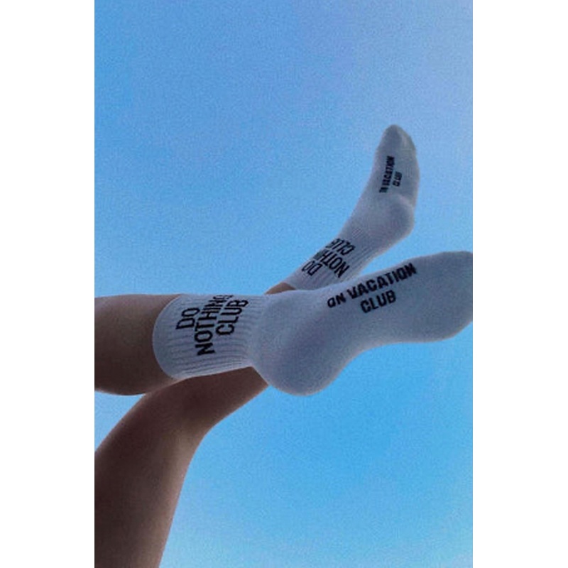 ON VACATION – DO NOTHING CLUB TENNIS SOCKS