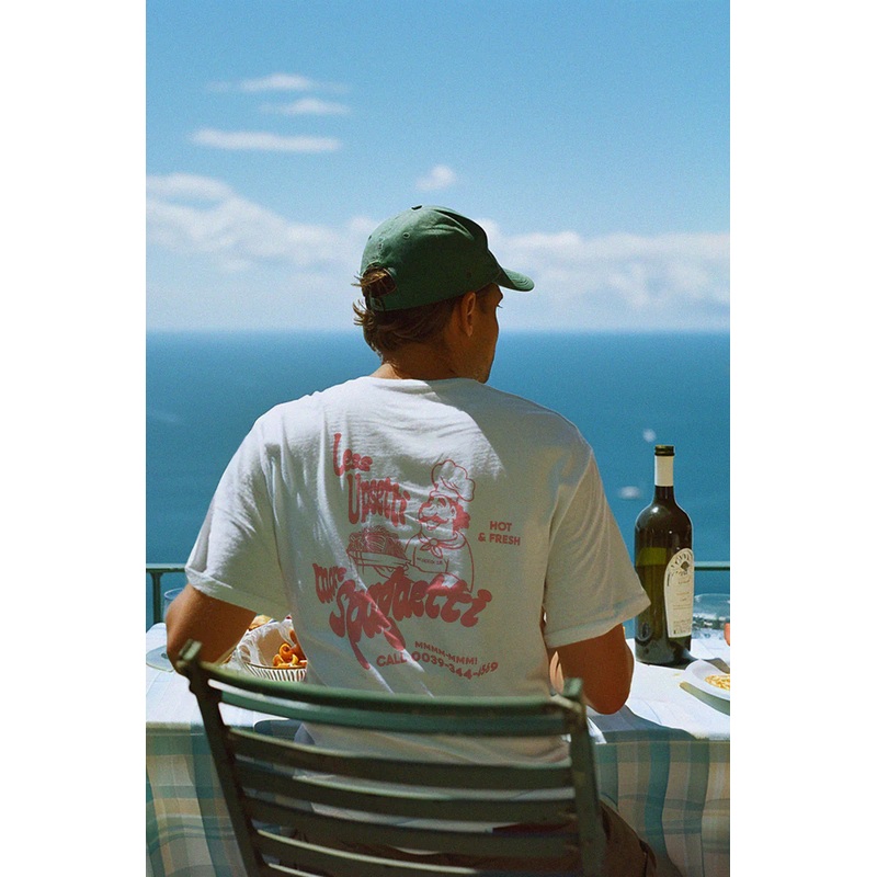 ON VACATION – LESS UPSETTI T-SHIRT