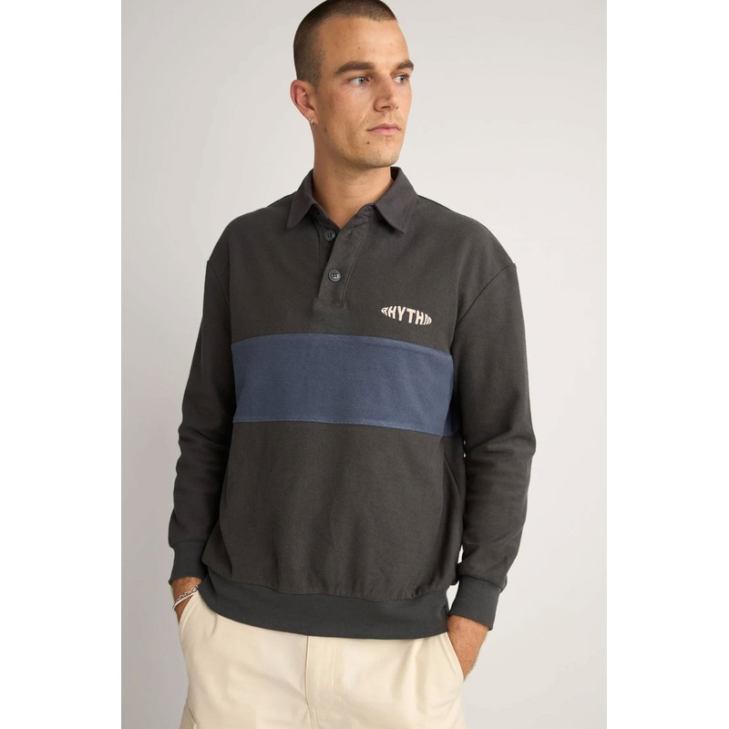 RHYTHM – TERRY VINTAGE RUGBY SHIRT