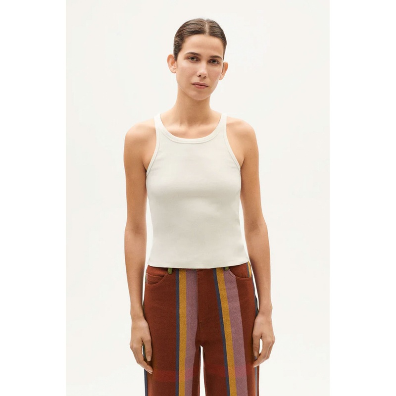 THINKING MU – HARRIET TOP – WHITE