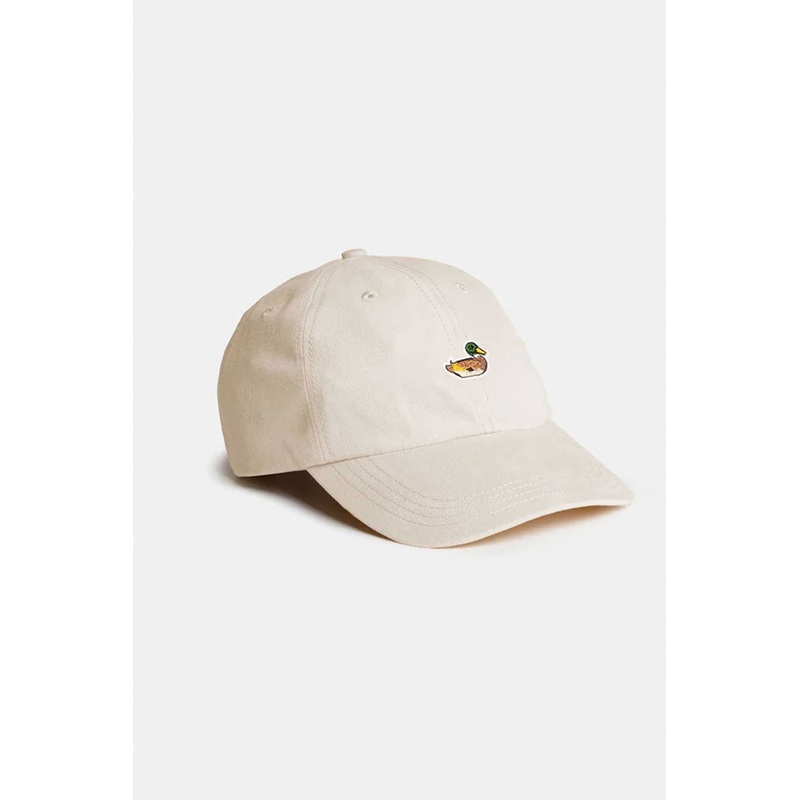 EDMMOND – DUCK PATCH CAP – PLAIN BEIGE