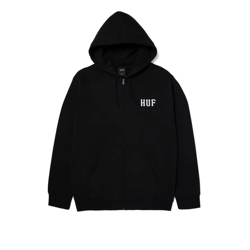 HUF – HUF SET CLASSIC LOGO FULL ZIP HOODIE