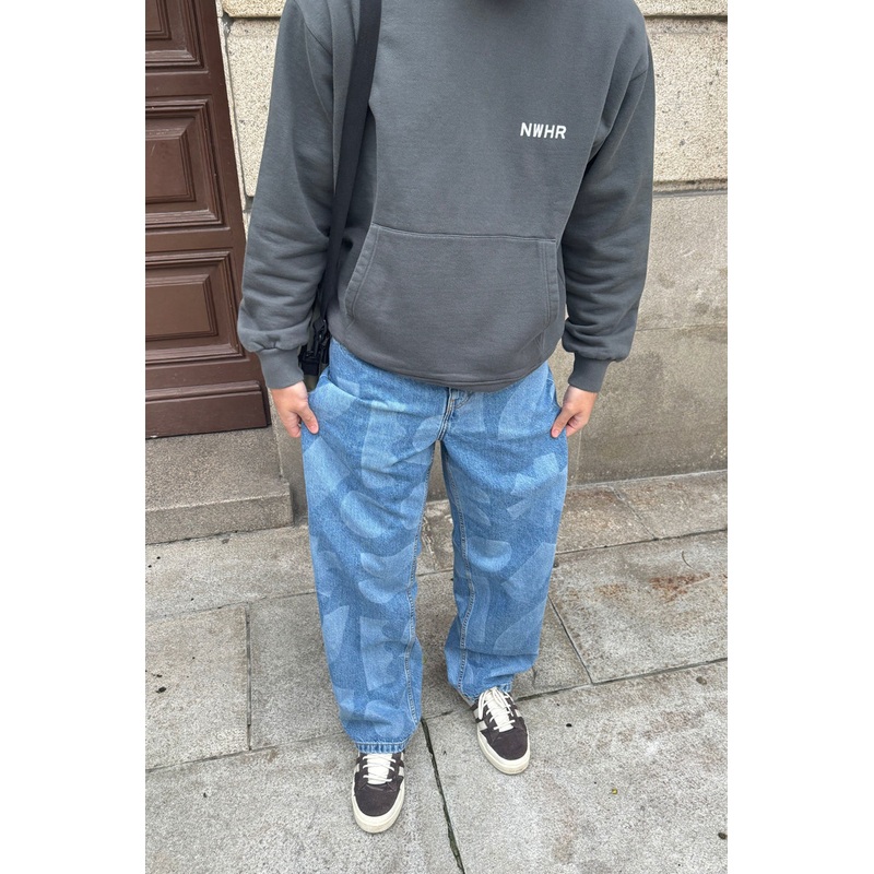 NOWHERE – SUDADERA NOWHERE – WASHED BLACK