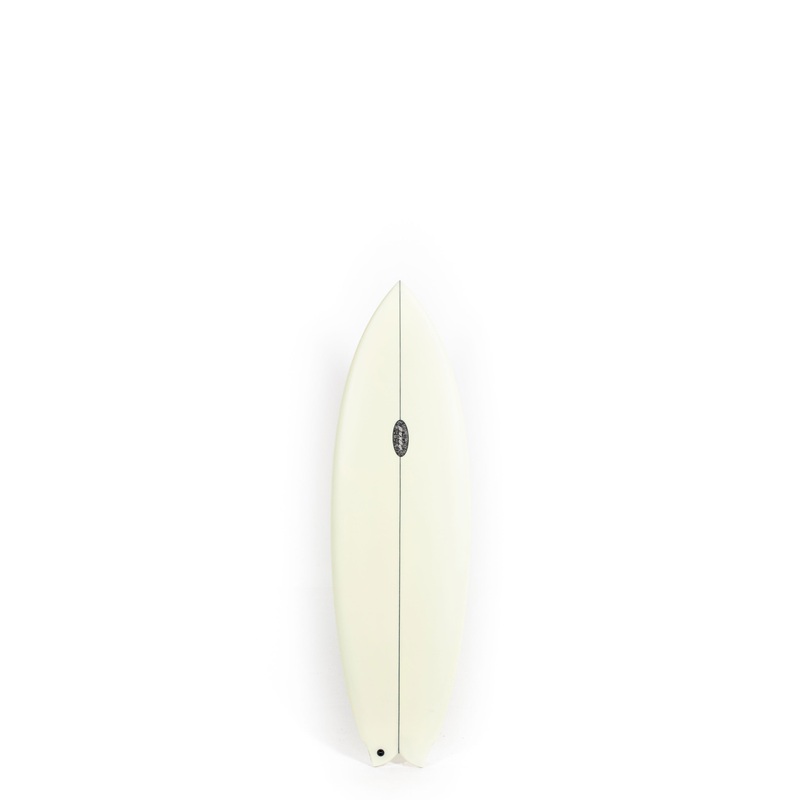 Pukas Surfboard – Mustache by David Santos – 5’8″ x 19.80 x 2.48 – 30.80L – DS00573