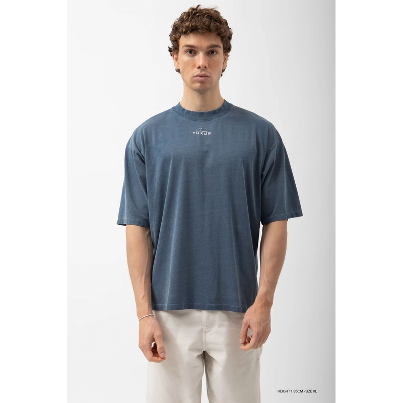 YUXUS – AZURE T-SHIRT – DEEPSEA