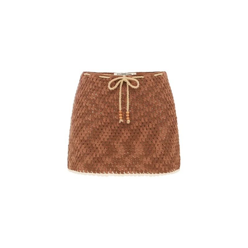 ITS NOW COOL – THE MINI CROCHET SKIRT
