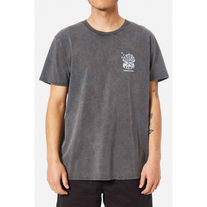 katin – VIBRATIONS TEE – BLACK SAND WASH