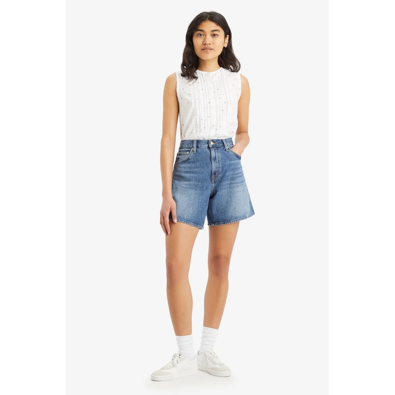 LEVIS – HIGH WAIST BAGGY SHORT – WORN MEMORY