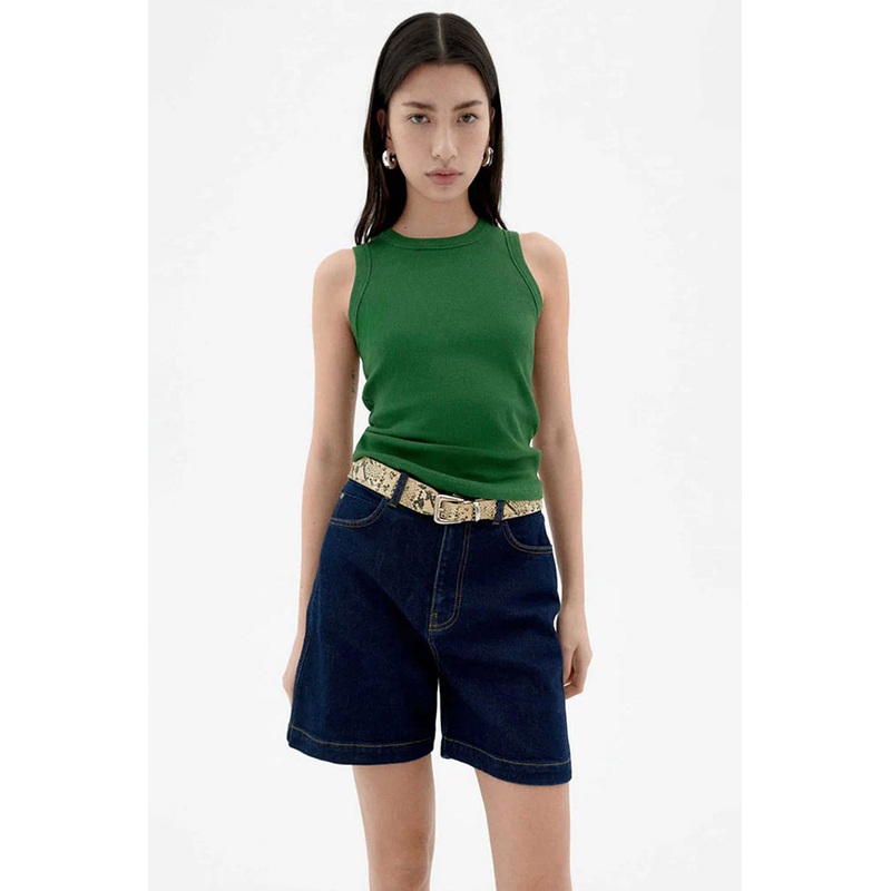 THINKING MU – JULIETTE TOP – DILL