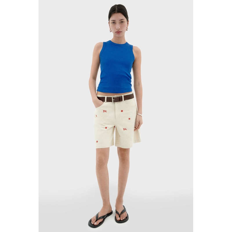 THINKING MU – JULIETTE TOP – INDIGO