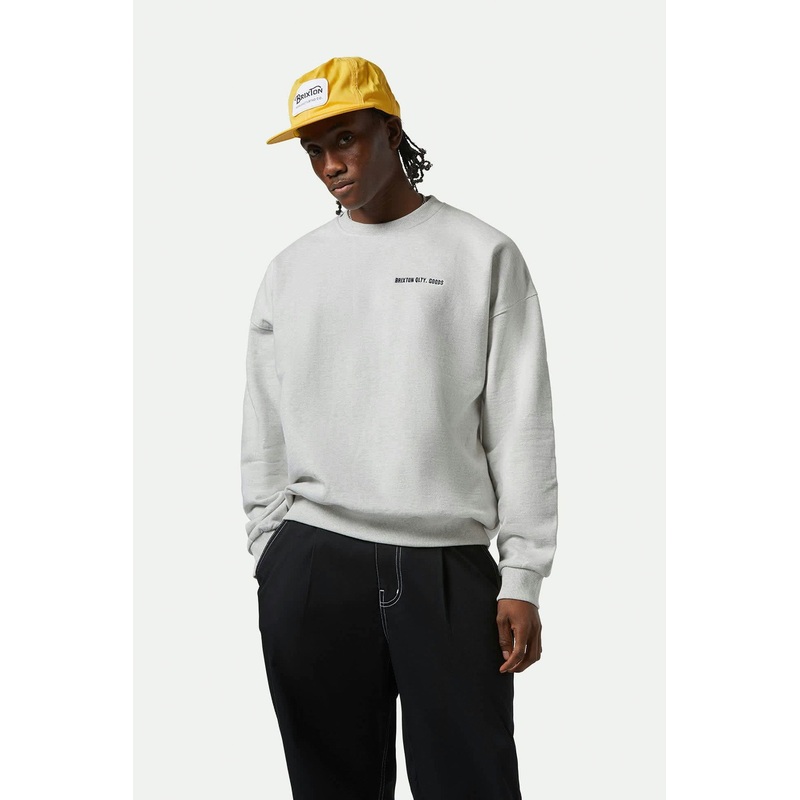 BRIXTON – EMBROIDERED HEAVY WEIGHT CREW