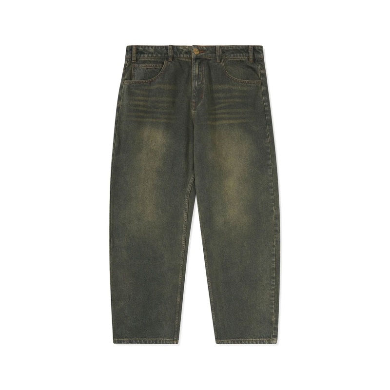 BUTTER – WARPED DENIM JEANS – DIRTY WASH INDIGO