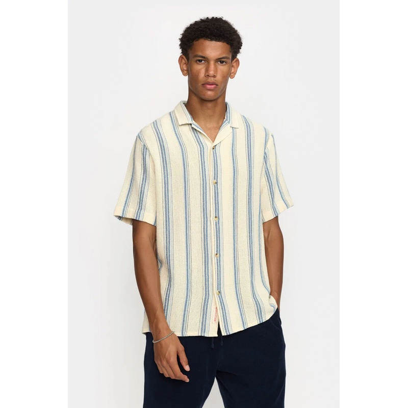 REVOLUTION – CUBAN SHIRT – BLUE STRIPES
