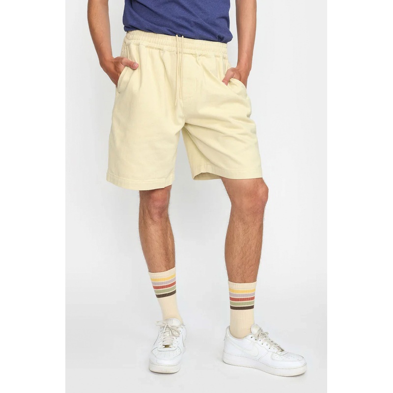 REVOLUTION – LONG CASUAL SHORTS – OFF WHITE