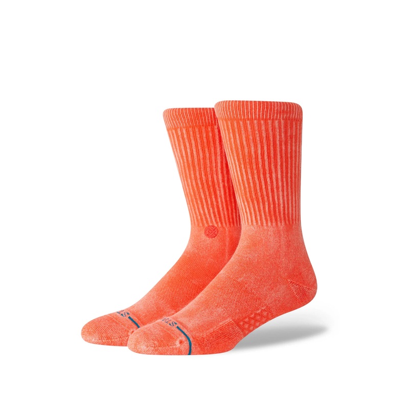 STANCE – ICON DYED CREW – CORAL