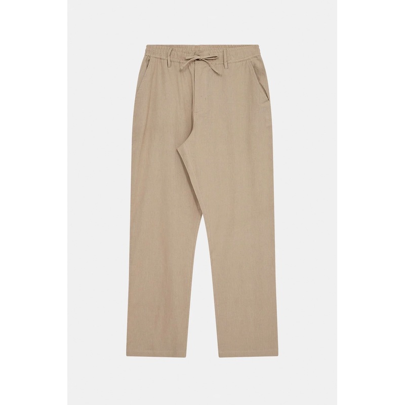 ANERKJENDT – AKJAN LINEN PANTS – FEATHER GRAY