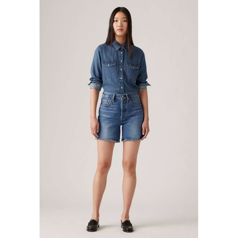 LEVIS – 501 MID THIGH SHORT – BLUE BEAUTY