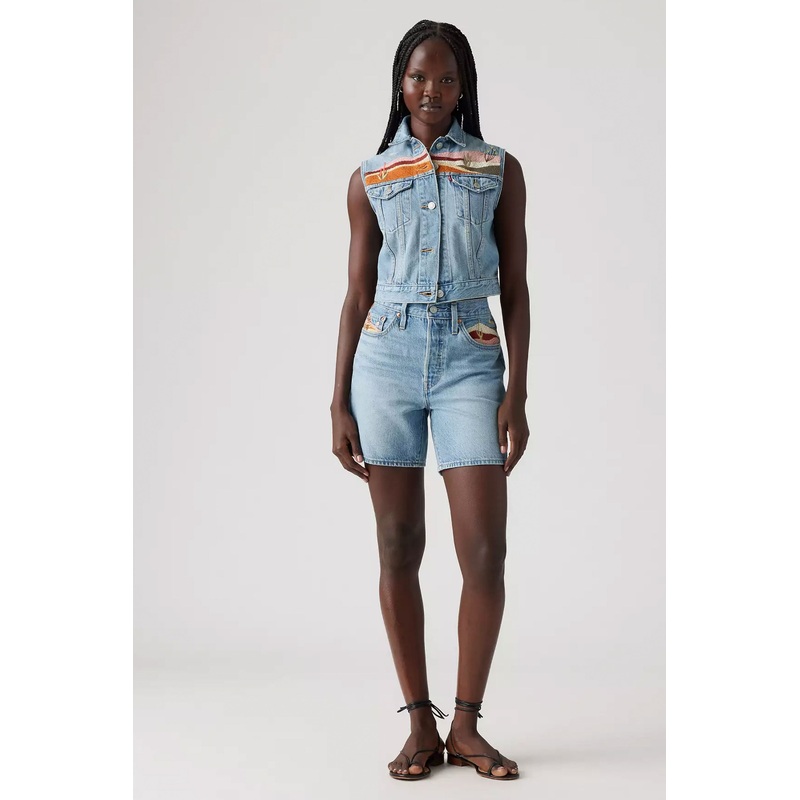 LEVIS – 501 MID THIGH SHORT – DESERT UTOPIA
