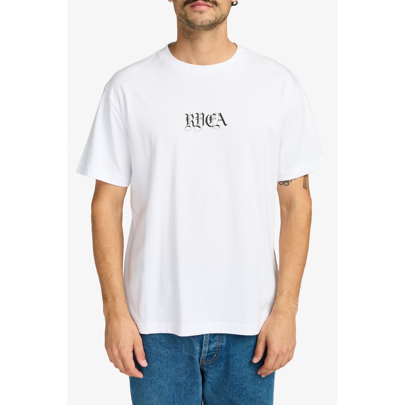 RVCA – BENJ BATTLE TEE – WHITE