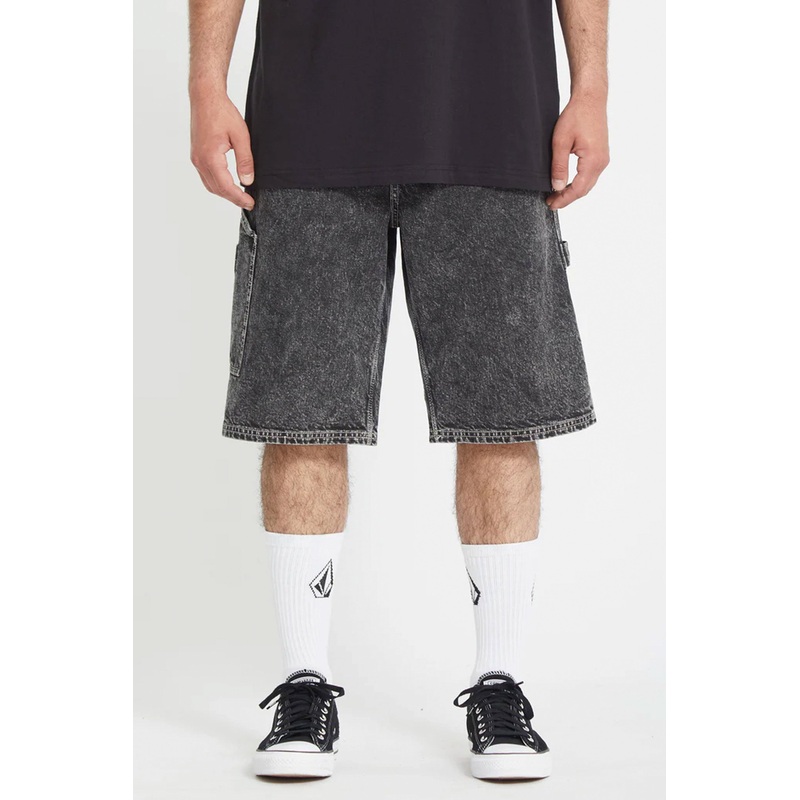 VOLCOM – LABORED DENIM UTILITY SHORT